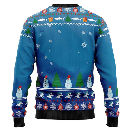 Shark Holly. Jawly Christmas Ugly Christmas Sweater For Men & Women Christmas Gift Sweater US3571 - WeCustomit