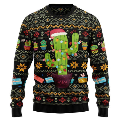 Cactus Xmas Ugly Christmas Sweater For Men & Women Christmas Gift Sweater US1497 - WeCustomit
