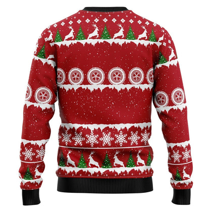Hippie Car Merry Christmas Ugly Christmas Sweater For Men & Women Christmas Gift Sweater US3568 - WeCustomit