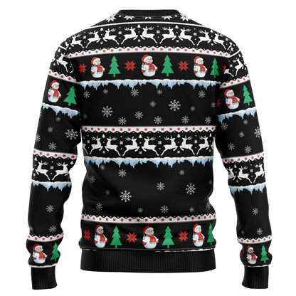 Dog' Santa On Highway Ugly Christmas Sweater For Men & Women Christmas Gift Sweater US2937 - WeCustomit