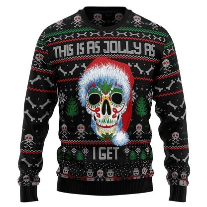 Sugar Skull Christmas Ugly Christmas Sweater For Men & Women Christmas Gift Sweater US3334 - WeCustomit