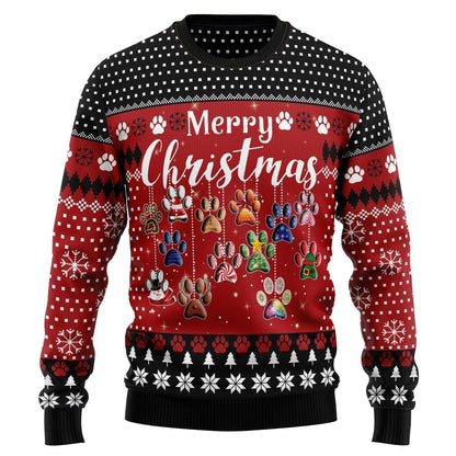 Dog Merry Christmas Ugly Christmas Sweater For Men & Women Christmas Gift Sweater US3207 - WeCustomit