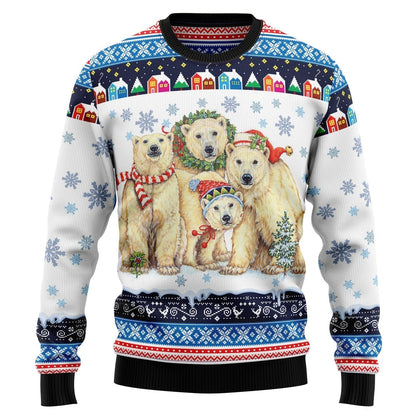 Bears Christmas Ugly Christmas Sweater For Men & Women Christmas Gift Sweater US3330 - WeCustomit