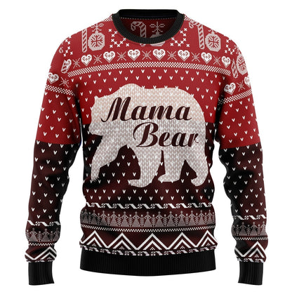 Mama Bear Ugly Christmas Sweater For Men & Women Christmas Gift Sweater US3154 - WeCustomit