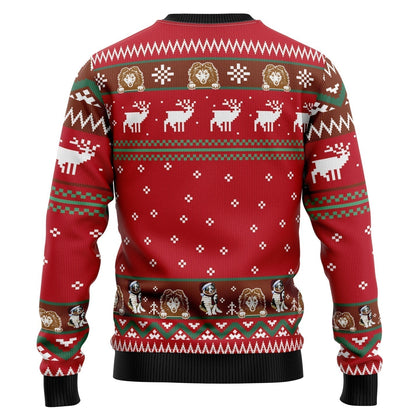 Sheepdogs Family Snow Ugly Christmas Sweater For Men & Women Christmas Gift Sweater US3555 - WeCustomit