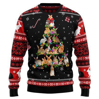 Rabbit Pine Christmas Ugly Christmas Sweater For Men & Women Christmas Gift Sweater US2780 - WeCustomit