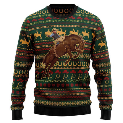 Amazing Cowboy Ugly Christmas Sweater For Men & Women Christmas Gift Sweater US2955 - WeCustomit