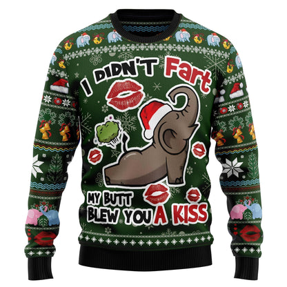 Elephant Ugly Christmas Sweater For Men & Women Christmas Gift Sweater US1949 - WeCustomit