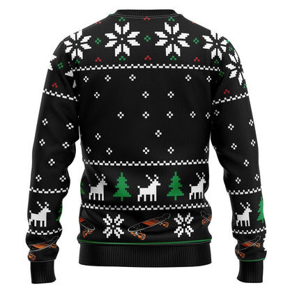 Santa Claus Skateboard Ugly Christmas Sweater For Men & Women Christmas Gift Sweater US2397 - WeCustomit