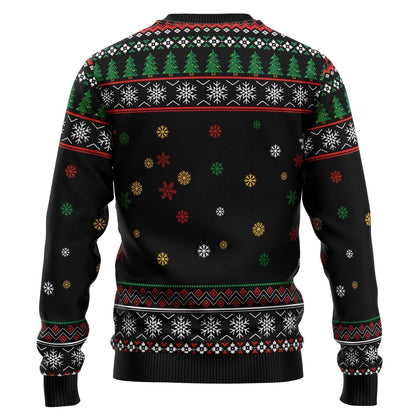 Santa And Motor Ugly Christmas Sweater For Men & Women Christmas Gift Sweater US3183 - WeCustomit