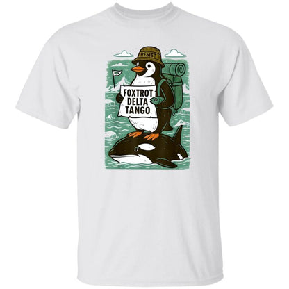 Resist Penguin Foxtrot Delta Tango Shirt - WeCustomit