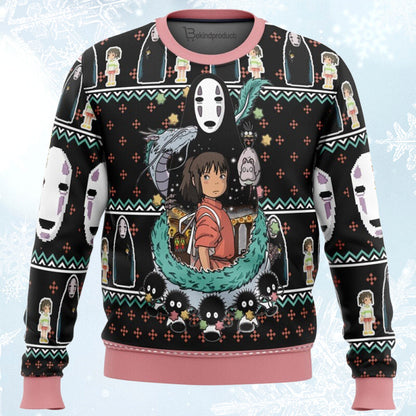 SPIRITED AWAY Avatar Ugly Christmas Sweater For Men & Women Christmas Gift Sweater BH086 - WeCustomit