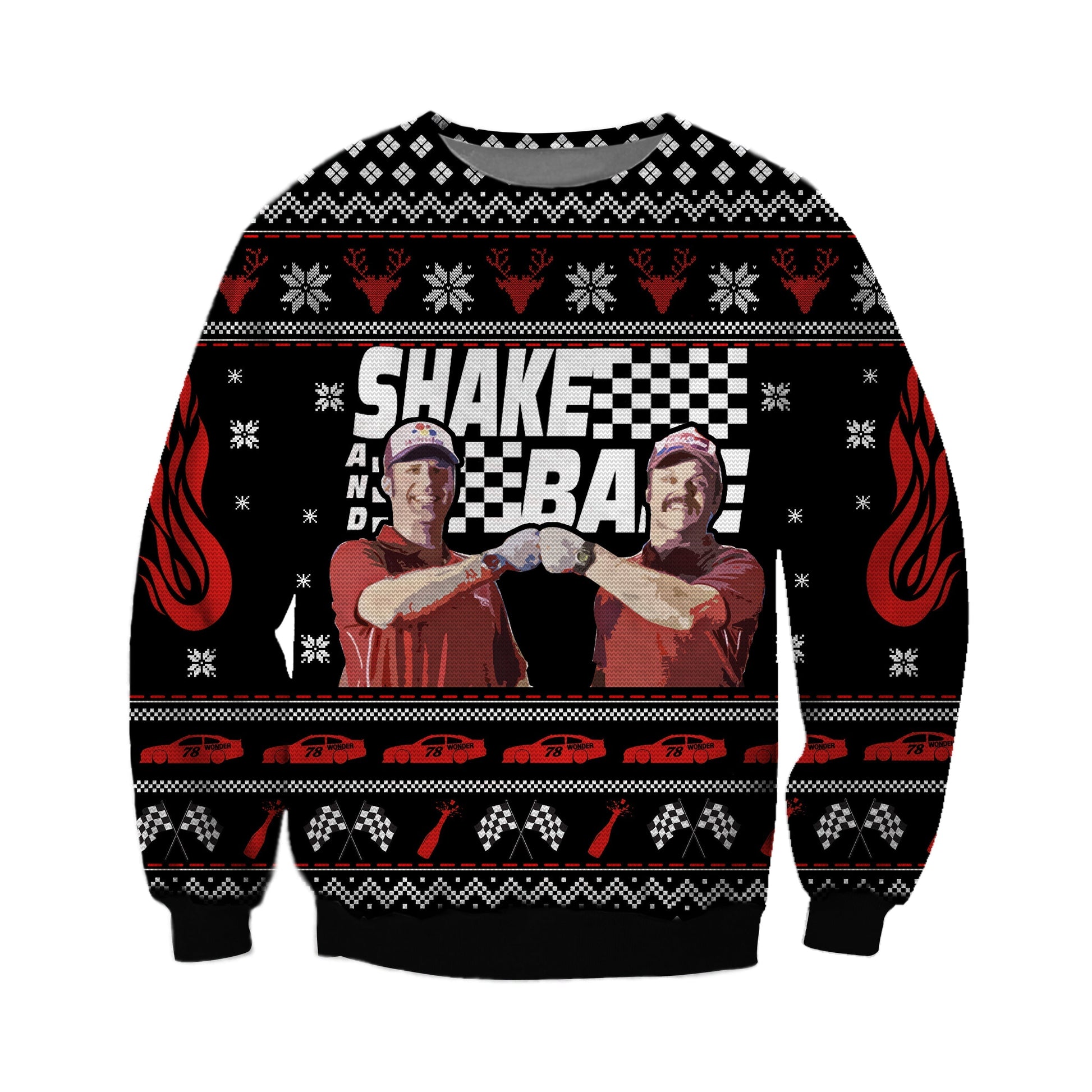Shake And Bake Ugly Christmas Sweater For Men & Women Christmas Gift Sweater CEE038 - WeCustomit