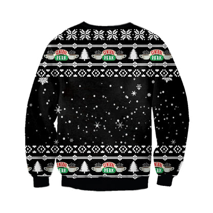 Merry Christmas Friends Ugly Christmas Sweater For Men & Women Christmas Gift Sweater CEE102 - WeCustomit