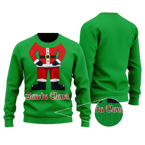 Santa Claus Ugly Christmas Sweater For Men & Women Christmas Gift Sweater US1262 - WeCustomit
