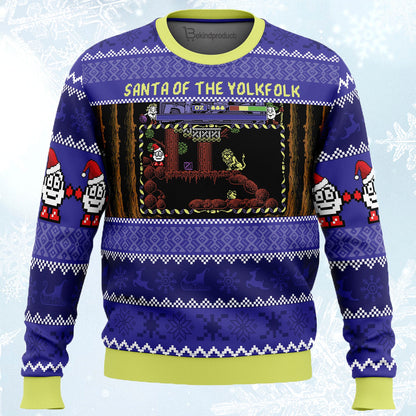 Santa of the Yolkfolk Ugly Christmas Sweater For Men & Women Christmas Gift Sweater PT813 - WeCustomit