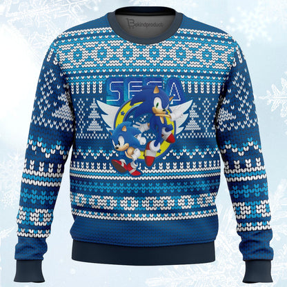 Sega Ugly Christmas Sweater For Men & Women Christmas Gift Sweater PT109 - WeCustomit