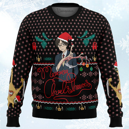 Shinichi Izumi Parasyte Ugly Christmas Sweater For Men & Women Christmas Gift Sweater BH493 - WeCustomit