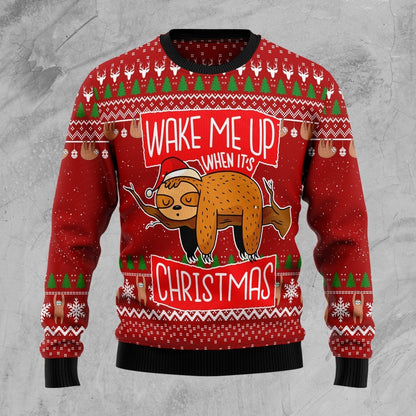 Sloth It‘s Christmas Gift Ugly Christmas Sweater For Men & Women Christmas Gift Sweater US1552 - WeCustomit