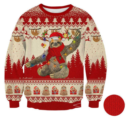 Sluth Christmas Funny Ugly Christmas Sweater For Men & Women Christmas Gift Sweater US1237 - WeCustomit