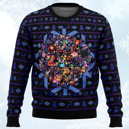 Smash Bros Christmas Brawl Ugly Christmas Sweater For Men & Women Christmas Gift Sweater BH253 - WeCustomit