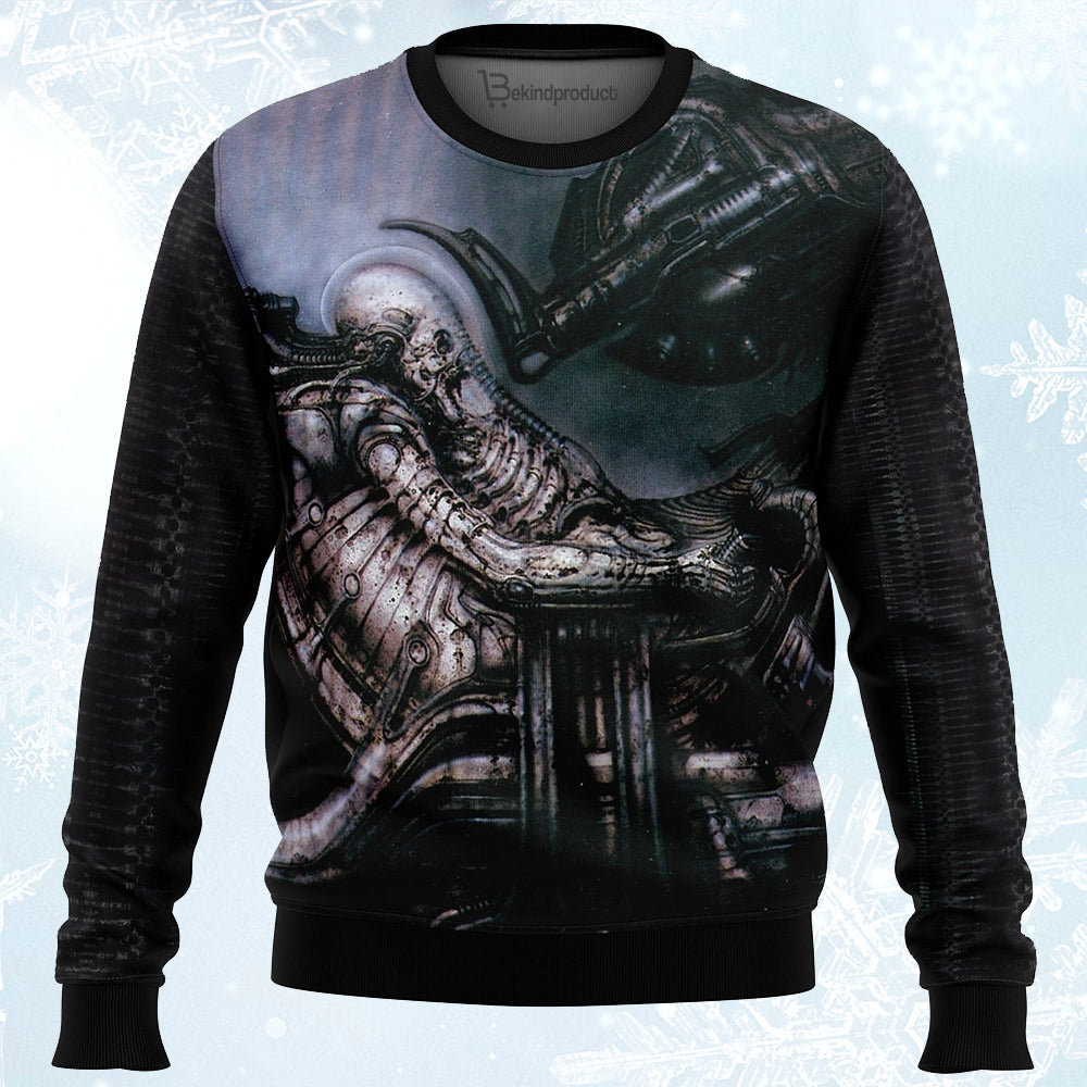 Space Jockey Ugly Christmas Sweater For Men & Women Christmas Gift Sweater PT431 - WeCustomit