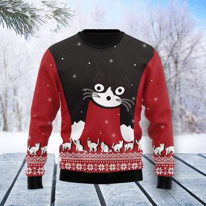 Cat Awesome Ugly Christmas Sweater For Men & Women Christmas Gift Sweater US1940 - WeCustomit