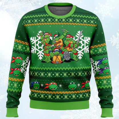 TMNT-Christmas Ugly Christmas Sweater For Men & Women Christmas Gift Sweater PT504 - WeCustomit