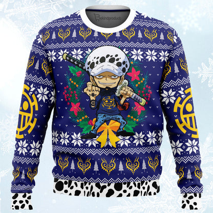 Trafalgar Law Christmas Ugly Christmas Sweater For Men & Women Christmas Gift Sweater PT625 - WeCustomit