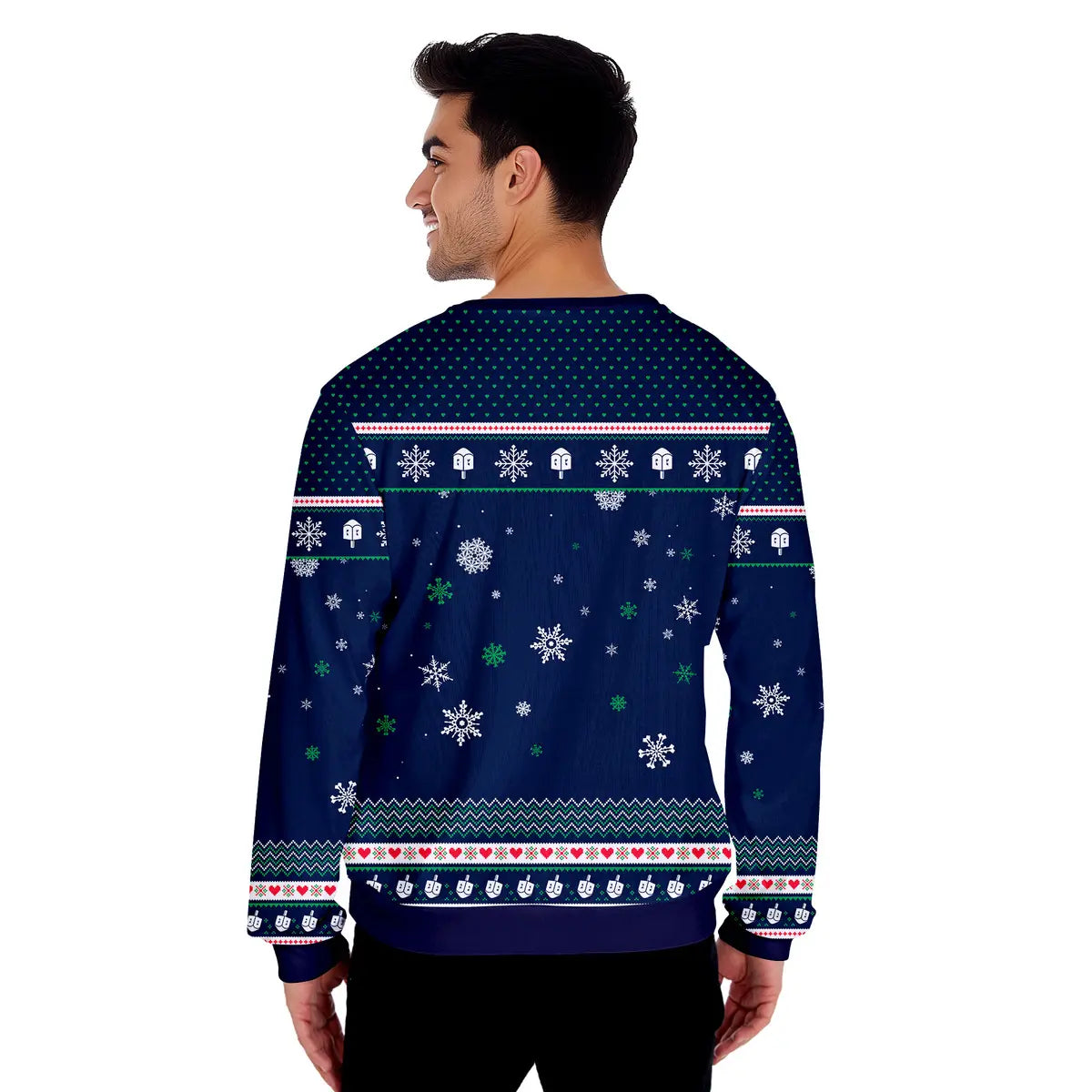 Lit Christmukkah Funny Ugly Christmas Sweater - WeCustomit