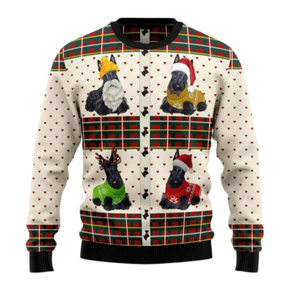 Scottish Terriers Xmas Ugly Christmas Sweater For Men & Women Christmas Gift Sweater US2665 - WeCustomit