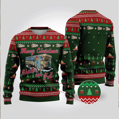 Merry Christmas Shitters Full Ugly Christmas Sweater For Men & Women Christmas Gift Thanksgiving Sweater US4292 - WeCustomit