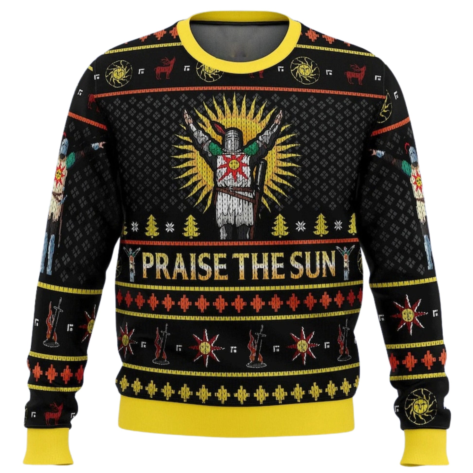 Praise The Sun Ugly Christmas Sweater For Men & Women Christmas Gift Sweater US4460 - WeCustomit