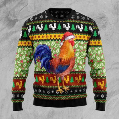 Chicken Cluck-ry Ugly Christmas Sweater For Men & Women Christmas Gift Sweater US4579 - WeCustomit