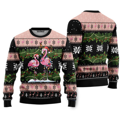 Flamingo Ugly Christmas Sweater - WeCustomit