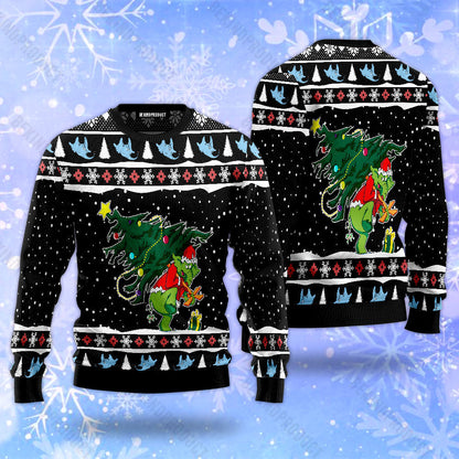 Funny Green Christmas Ugly Christmas Sweater For Men & Women Christmas Gift Sweater USN2044 - WeCustomit