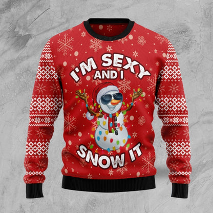 Snowman Ugly Christmas Sweater For Men & Women Christmas Gift Sweater US1722 - WeCustomit