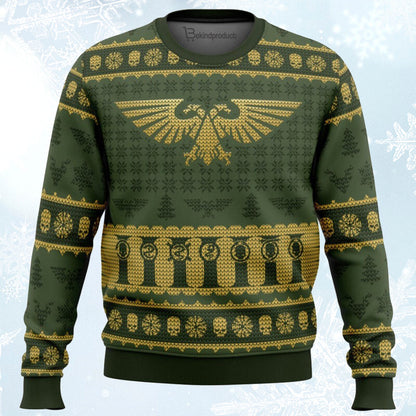 Warhammer 40k Imperium Ugly Christmas Sweater For Men & Women Christmas Gift Sweater BH043 - WeCustomit
