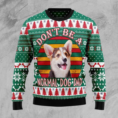 Welsh Corgi Dog Dad Ugly Christmas Sweater For Men & Women Christmas Gift Sweater US3580 - WeCustomit