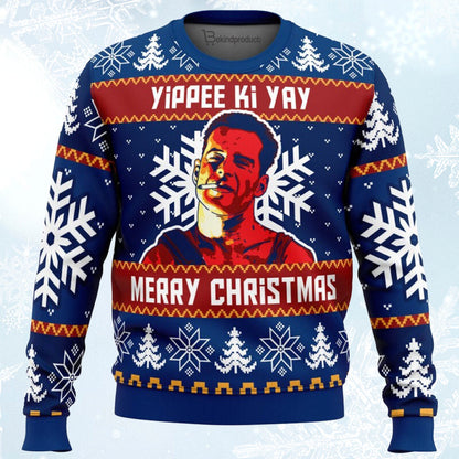 Yippee Ki Yay Die Hard Ugly Christmas Sweater For Men & Women Christmas Gift Sweater BH041 - WeCustomit