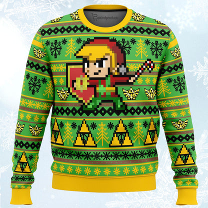 Zelda Holiday Ugly Christmas Sweater For Men & Women Christmas Gift Sweater PT359 - WeCustomit