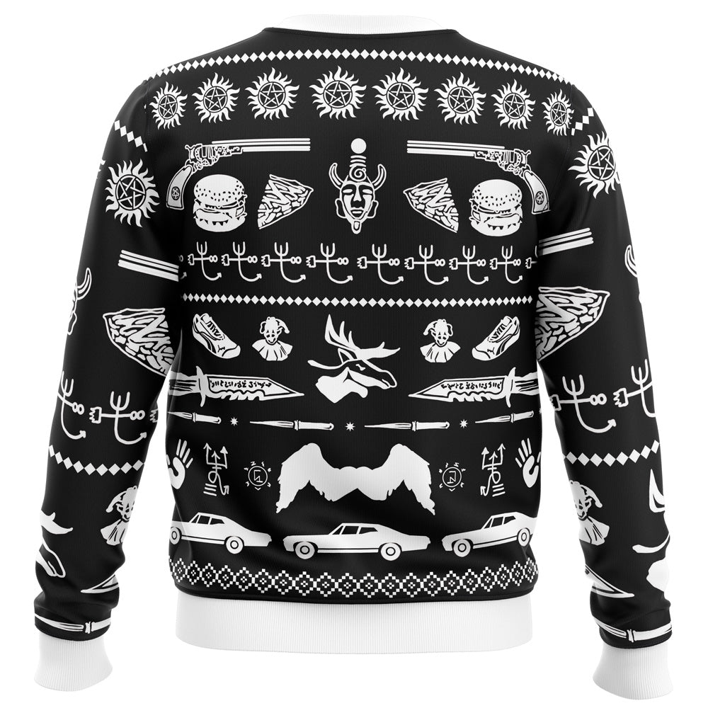 A Very Supernatural Christmas Supernatural Ugly Christmas Sweater - WeCustomit