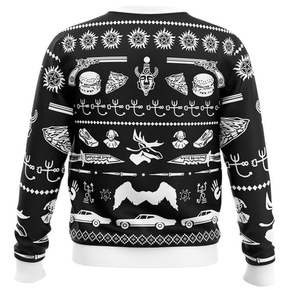 A Very Supernatural Christmas Supernatural Ugly Christmas Sweater - WeCustomit