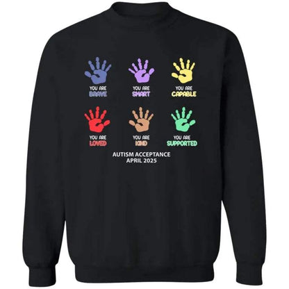 Autism Acceptance April 2025 Sweatshirt - WeCustomit
