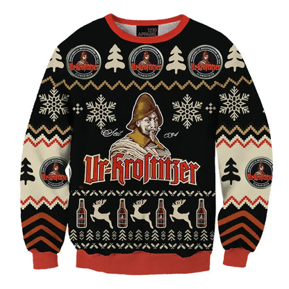 Unisex Blechschild Ur-Krostitzer 3D Ugly Christmas Sweater For Men & Women Christmas Gift Sweater BH1166 - WeCustomit