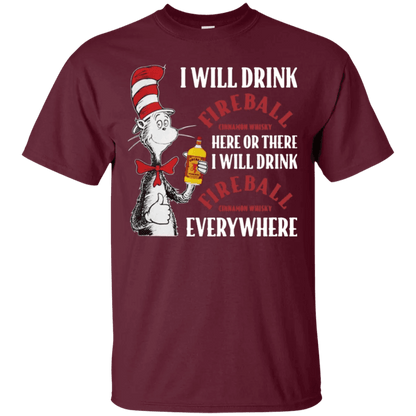 Cat In The Hat Fireball Shirt - WeCustomit