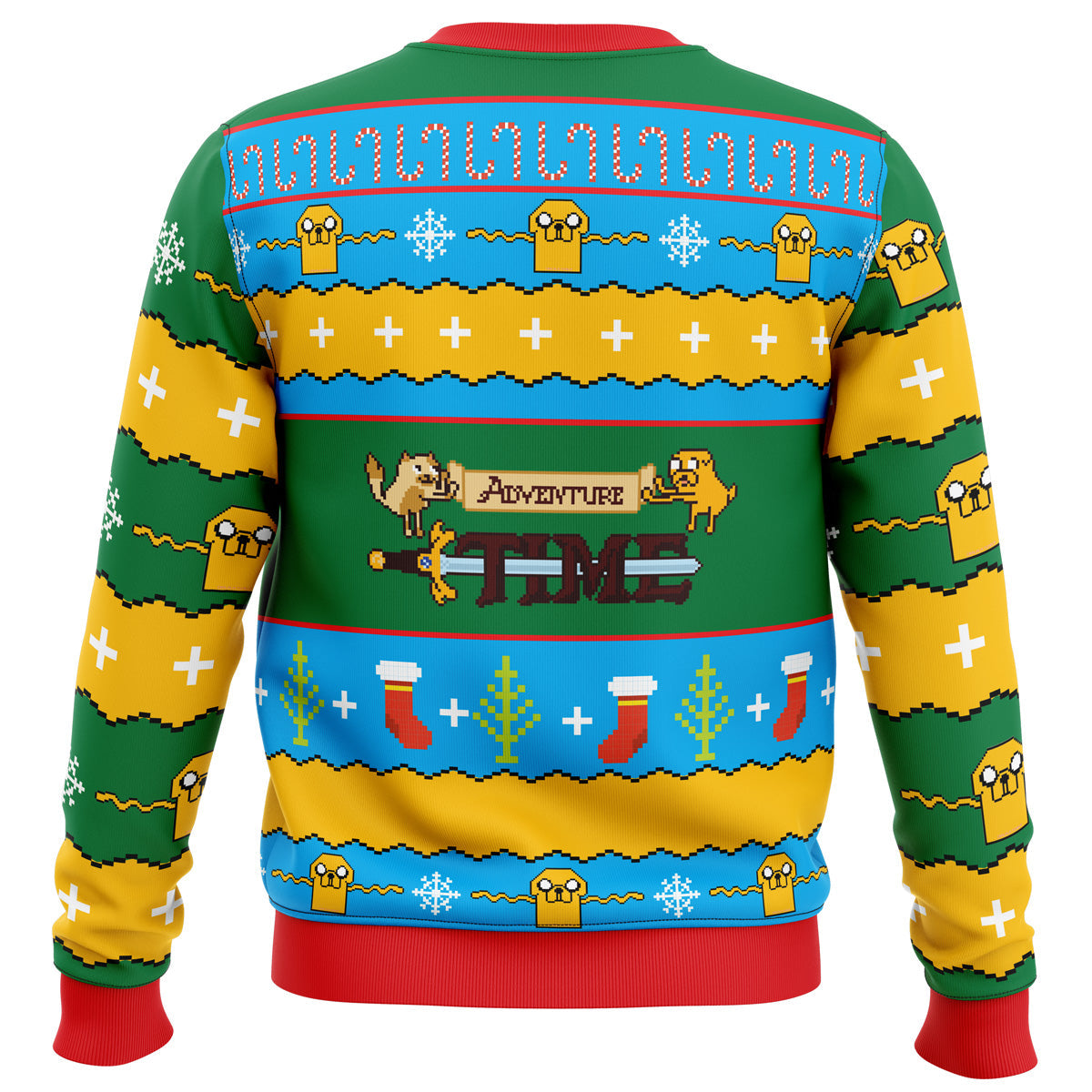 Christmas Adventure Time Ugly Christmas Sweater - WeCustomit