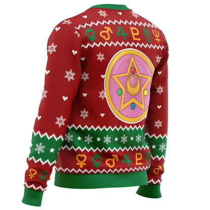 Christmas Sailor Guardians Sailor Moon Ugly Christmas Sweater - WeCustomit