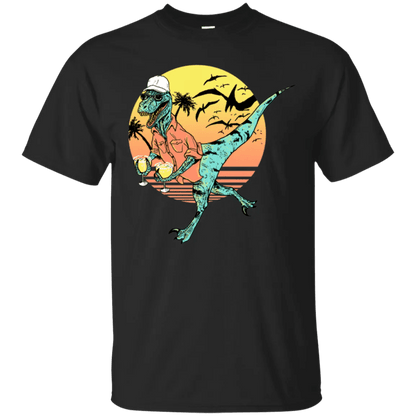 Cocktail Dinasour Waiter Shirt - WeCustomit