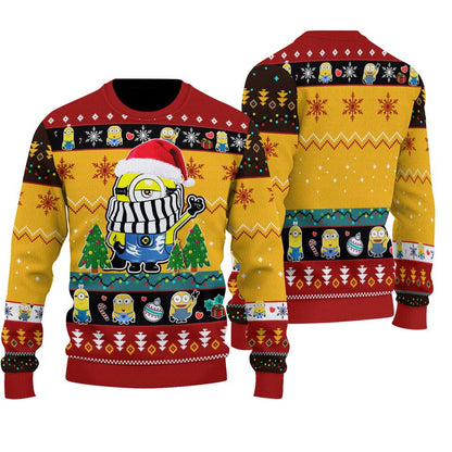 Cute Minions Winter Ugly Christmas Sweater For Men & Women Christmas Gift Sweater BH606 - WeCustomit